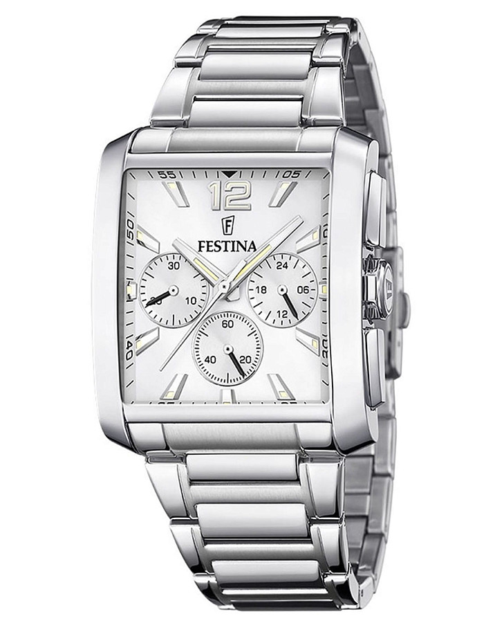 Часы Festina Timeless Chrono F20635/1 — мужские, серебристый