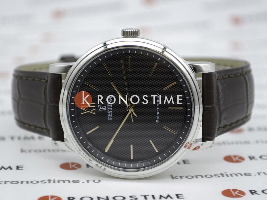 Часы Festina Solar F20660/6 — металл сталь, Испания