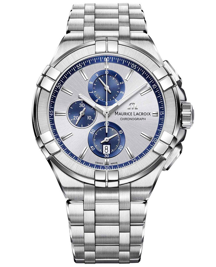 Часы Maurice Lacroix Aikon Chronograph AI1018-SS002-131-1 — мужские