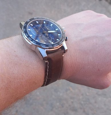 Фото покупателя: Швейцарские наручные часы Tissot SuperSport Chrono T125.617.16.041.00 с хронографом