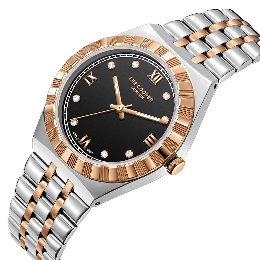 Часы Lee Cooper LC08059.560 — кварцевые, металл суперметалл