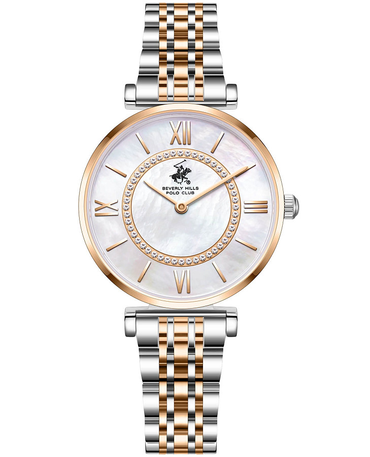 Часы Beverly Hills Polo Club BP3853X.520 — женские, перламутровый