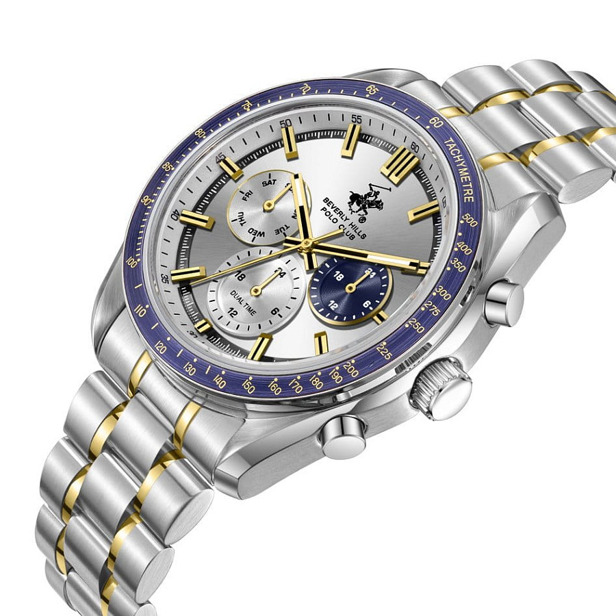 Часы Beverly Hills Polo Club BP3814X.230 — кварцевые, металл сталь