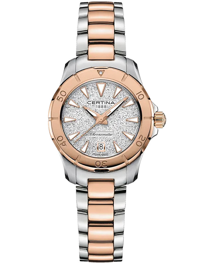 Часы Certina DS Action Lady C032.951.22.031.00 — женские, серебристый