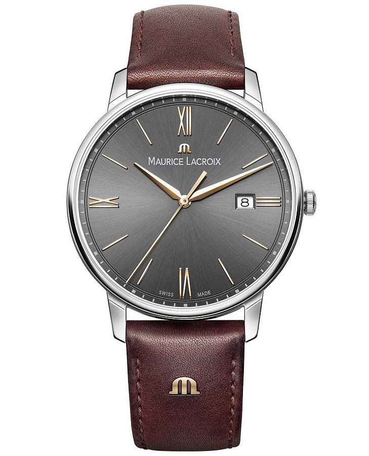 Часы Maurice Lacroix Eliros Date EL1118-SS001-311-1 — мужские, серый