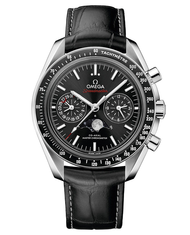 Часы Omega Speedmaster Moonphase 304.33.44.52.01.001 — мужские, черный