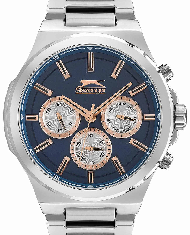 Часы Slazenger SL.09.6397.2.03 — кварцевые, суперметалл металл