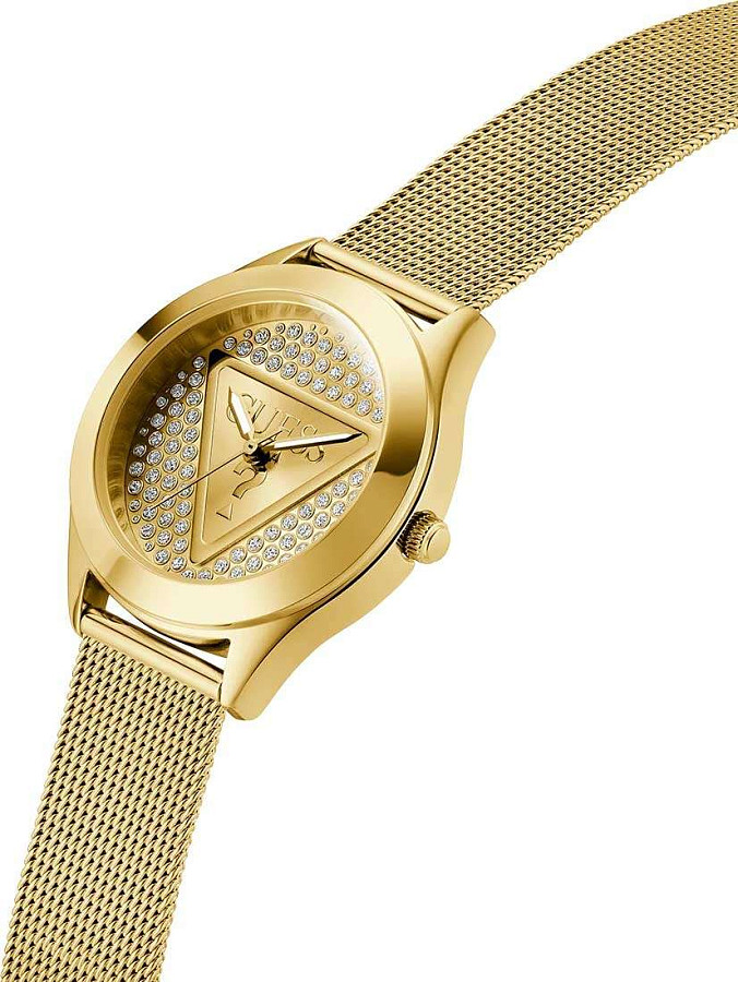 Часы Guess Trend Glitz GW0835L2 — кварцевые, металл сталь