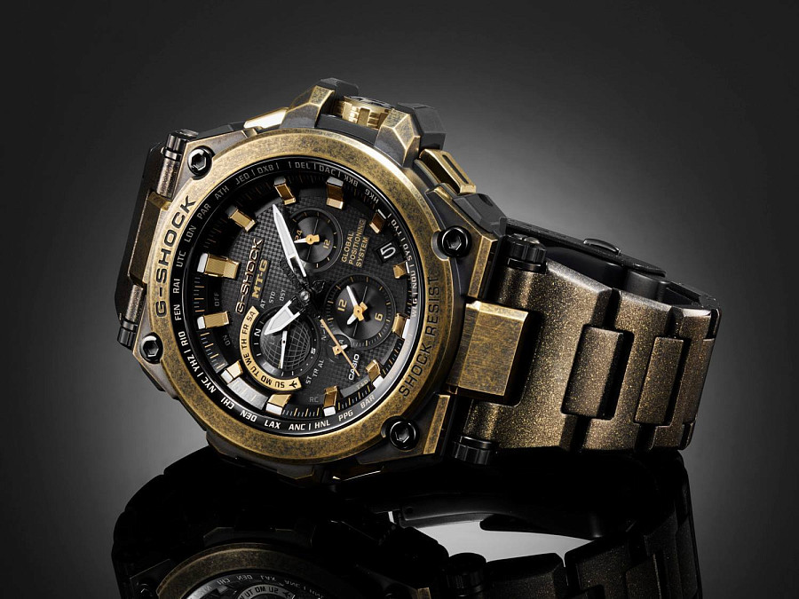 Часы Casio G-Shock Premium MTG-G1000BS-1A — сталь, Япония