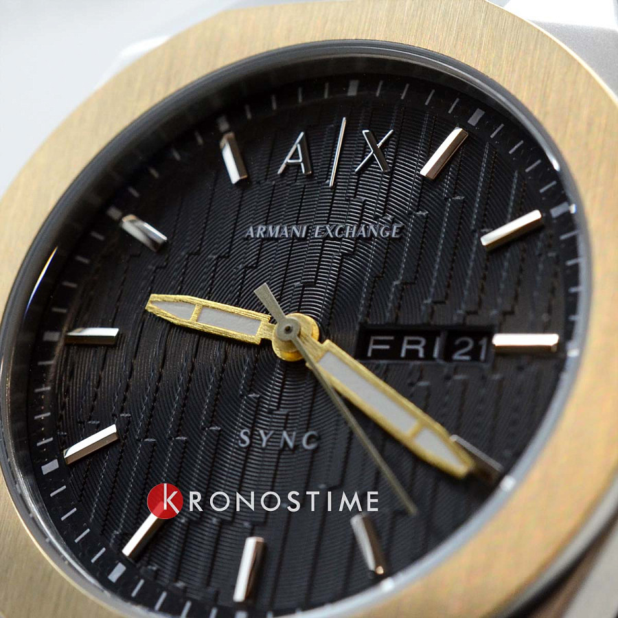 Часы Armani Exchange Sync AX4298 — мужские, нержавеющая сталь с ip-покрытием