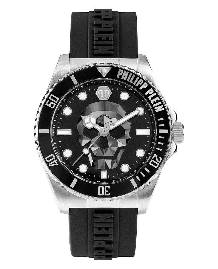 Часы Philipp Plein The Skull PWOAA0122 — мужские, черный