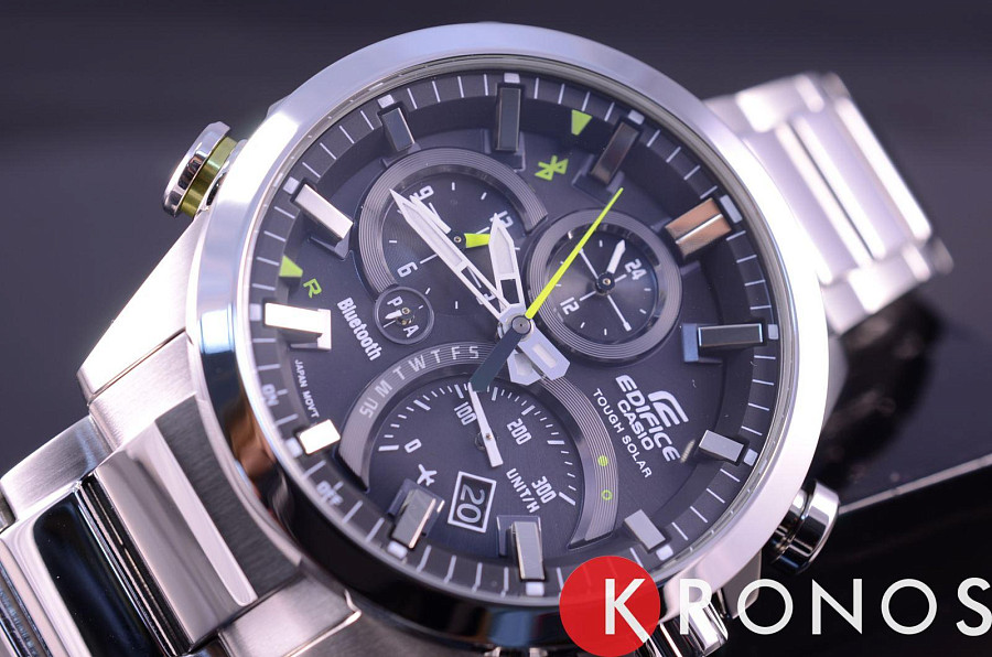 Часы Casio Edifice EQB-500D-1A — металл, Япония