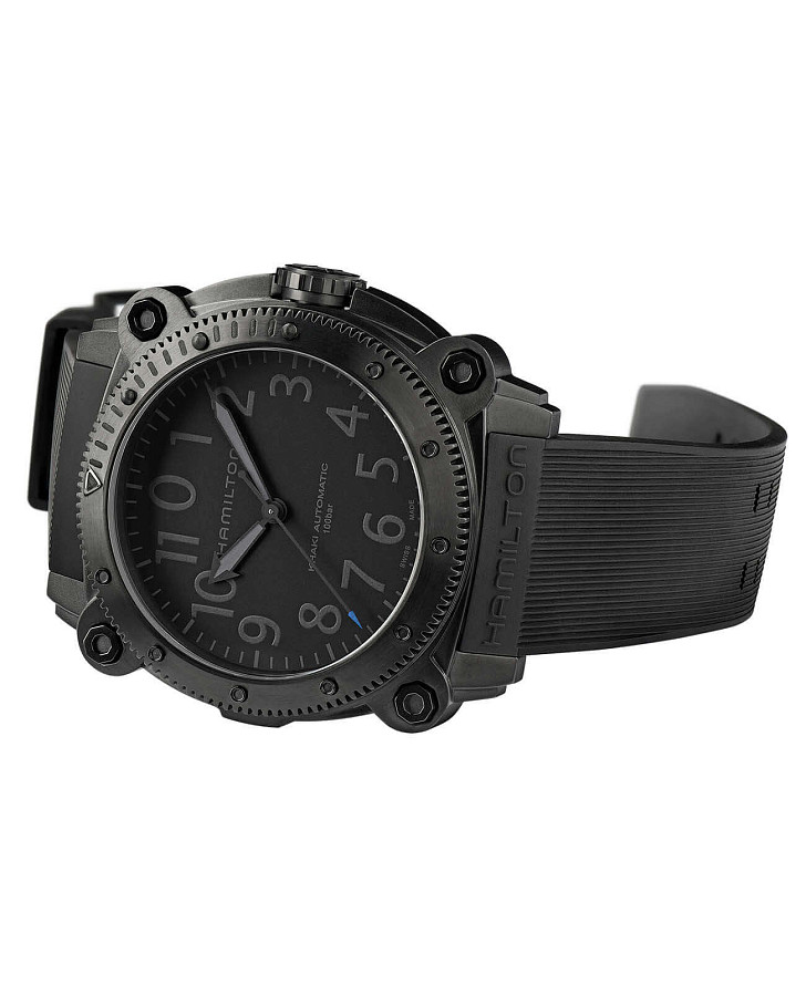 Часы Hamilton Khaki Navy BeLOWZERO Auto Limited Edition H78505331 — механические, титан