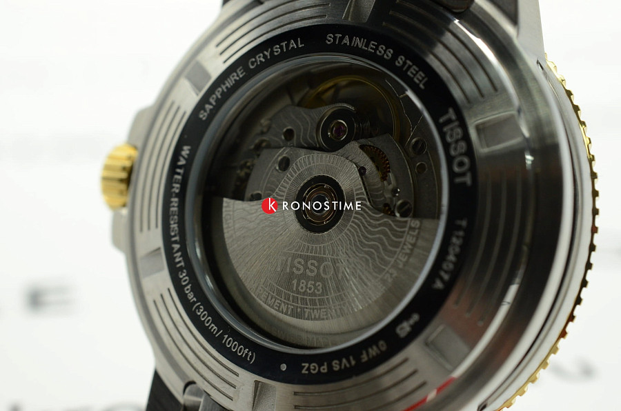 Часы Tissot Seastar 1000 Powermatic 80 T120.407.22.051.00 — механические, Швейцария, мужские