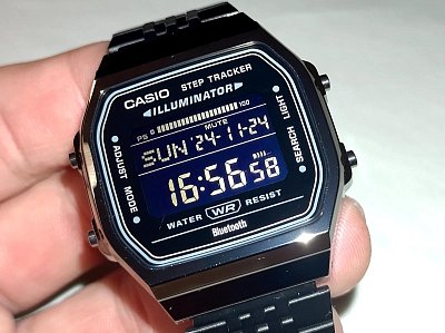 Фото покупателя: Японские наручные часы Casio Vintage ABL-100WEGG-1B с хронографом