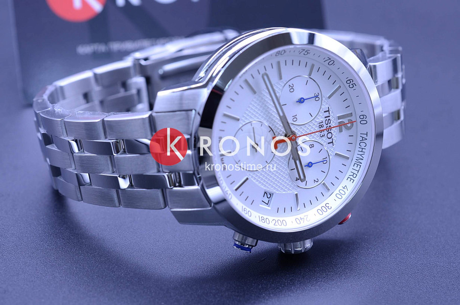 Часы Tissot PRC 200 Chronograph NBA Special Edition T055.417.11.017.01 — нержавеющая сталь, мужские