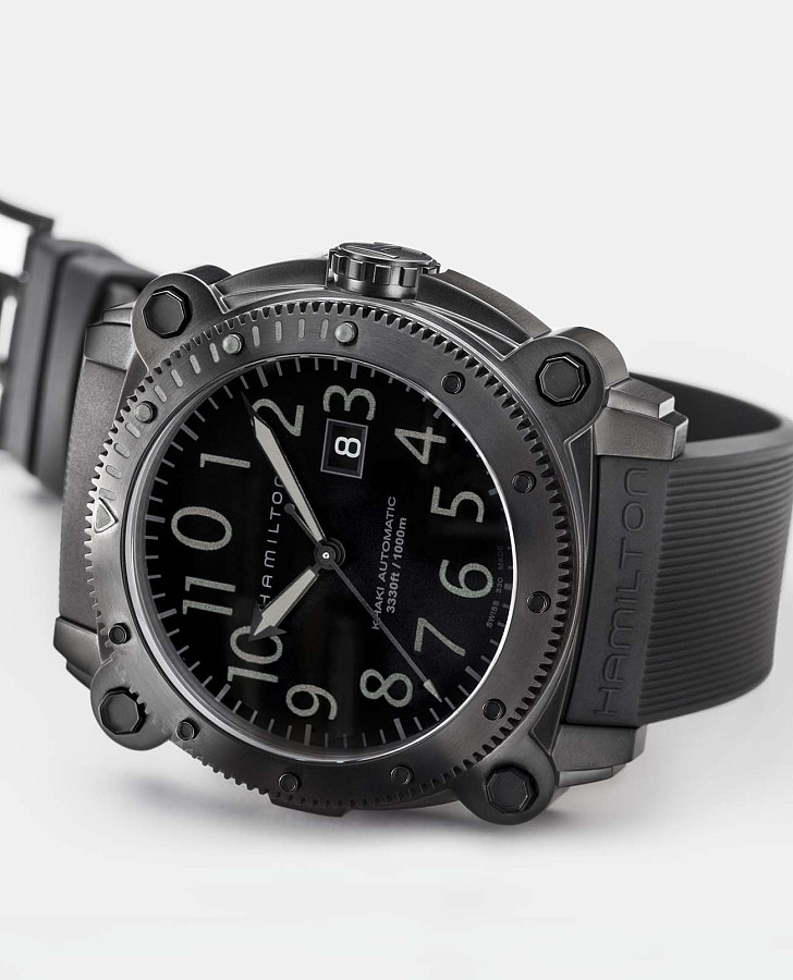 Часы Hamilton Khaki Navy BeLOWZERO 1000m Auto H78585333 — механические, сталь