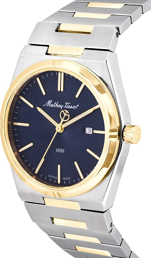 Часы Mathey-Tissot Zeus D118BBU — кварцевые, металл сталь