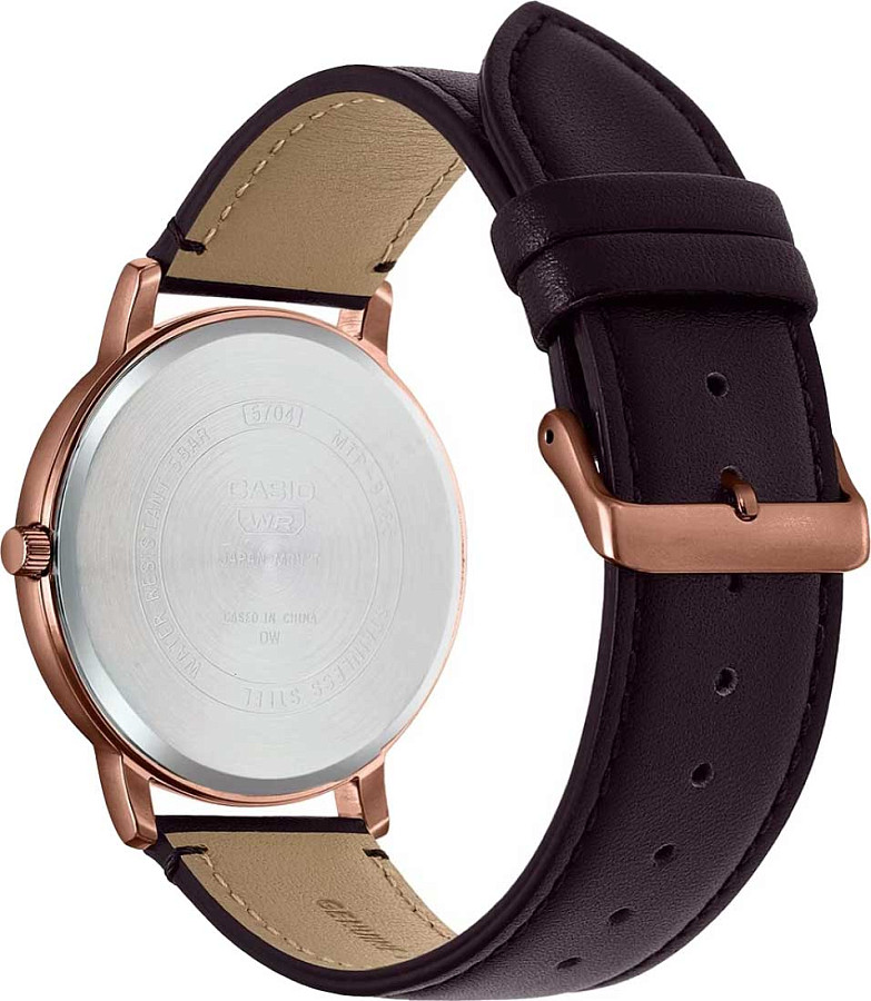 Часы Casio Collection MTP-B125RL-5A — кварцевые, металл сталь
