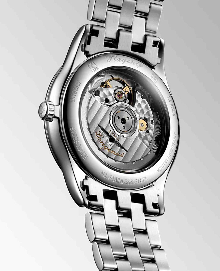 Часы Longines Flagship L4.974.4.12.6 — механические, сталь металл