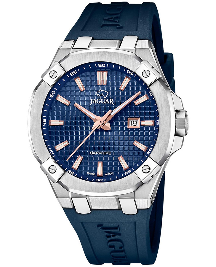 Часы Jaguar Diplomatic Quartz J1010/2 — мужские, синий