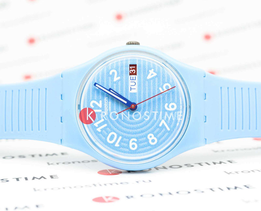 Часы Swatch Gent Biosourced Standart SO28S704 — кварцевые, пластик