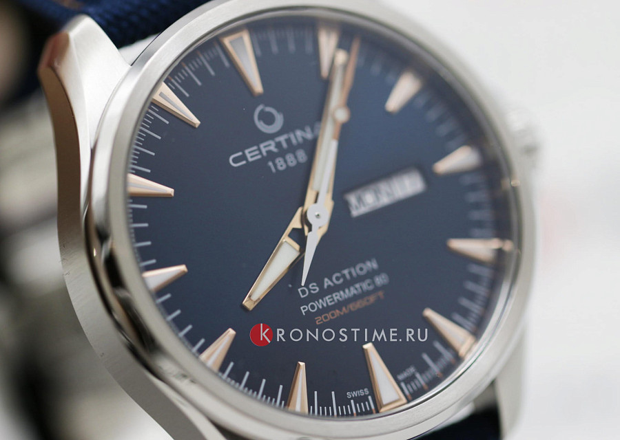 Часы Certina DS Action Day-Date C032.430.18.041.01 — Швейцария, механические