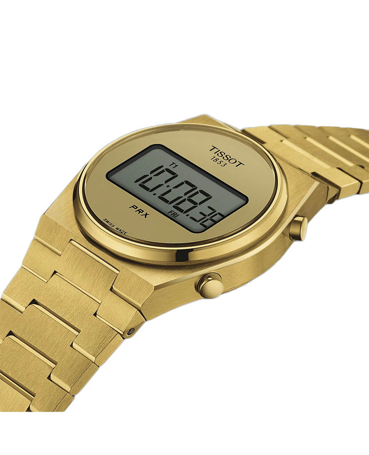 Часы Tissot PRX Digital T137.263.33.020.00 — антрацитовый, металл сталь