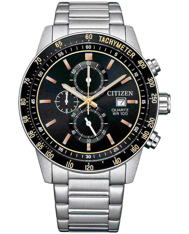 Часы Citizen Chronograph AN3681-57E — мужские, черный