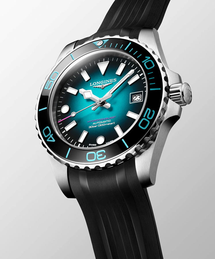 Часы Longines HydroConquest L3.779.4.09.9 — механические, металл сталь