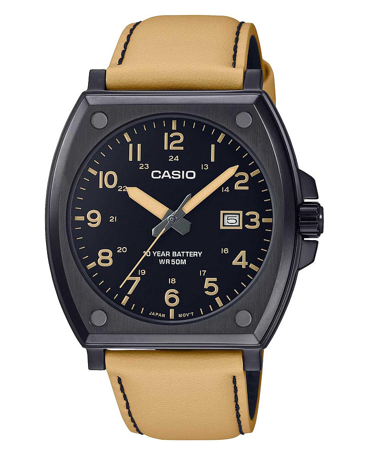 Часы Casio Collection MTP-E715L-5A — мужские, черный