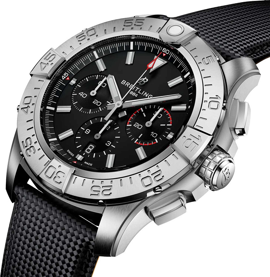 Часы Breitling Super Avenger B01 Chronograph 46 mm EB0148101B1X1 — металл титан, Швейцария