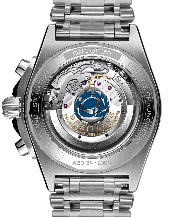 Часы Breitling Chronomat B01 42 Six Nations Scotland AB0134A51C1A1 — нержавеющая сталь, мужские