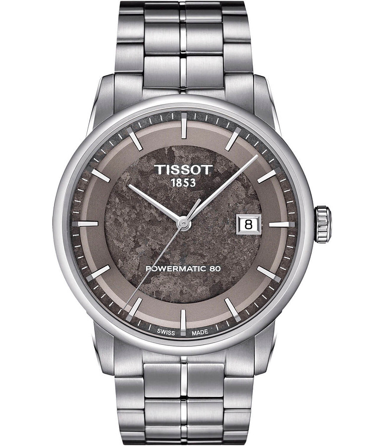 Часы Tissot Luxury Powermatic 80 T086.407.11.061.10 — мужские, бежевый