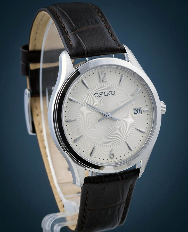 Часы Seiko Conceptual Series Dress SUR421P1 — бежевый, сталь металл