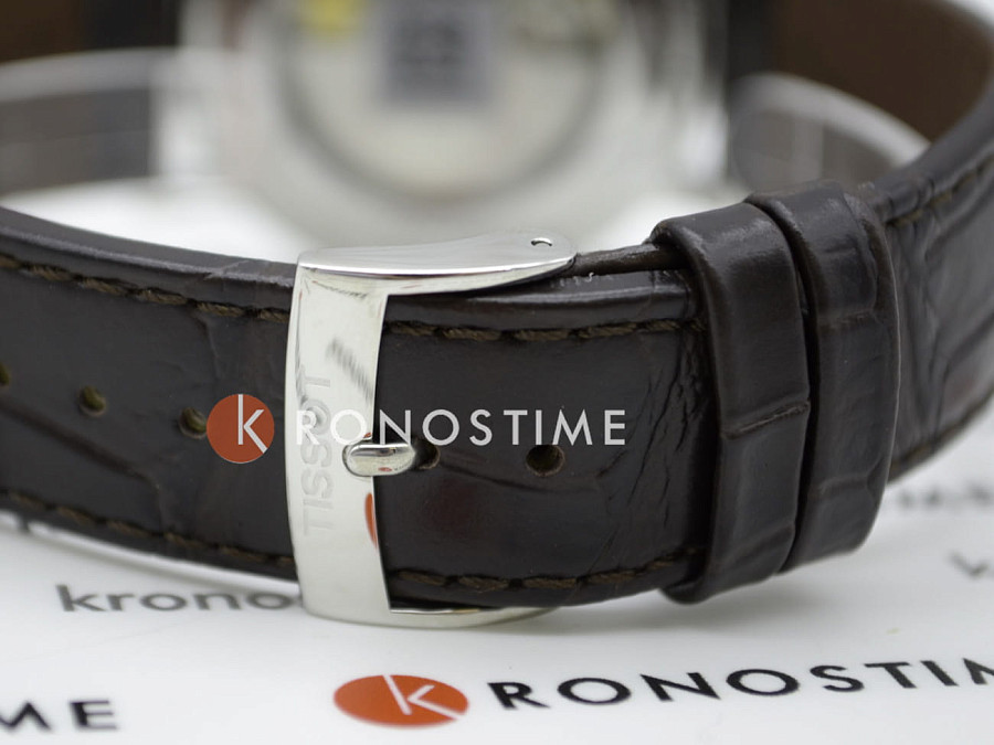 Часы Tissot Carson Premium Powermatic 80 T122.407.16.031.00 — мужские, кожаный