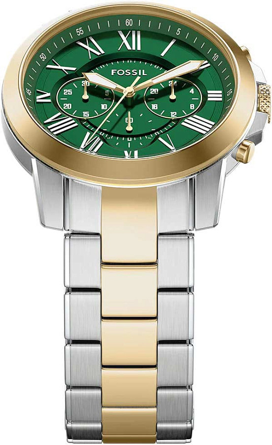 Часы Fossil Grant FS6131 — мужские, нержавеющая сталь с pvd-покрытием