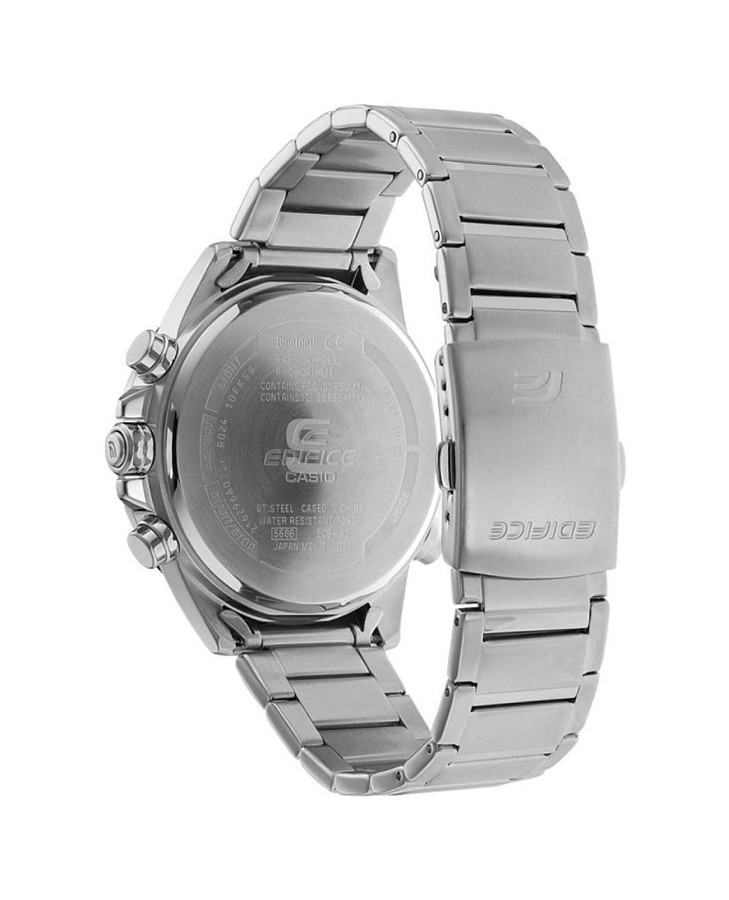 Часы Casio Edifice ECB-30DB-1ADF (ECB-30DB-1A) — кварцевые, металл сталь