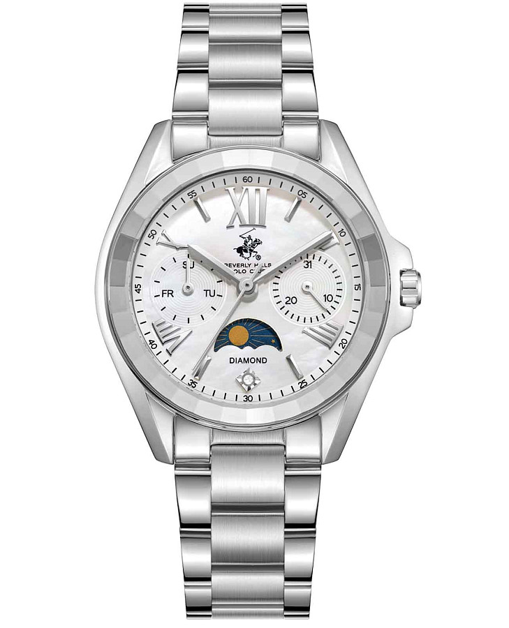 Часы Beverly Hills Polo Club BP3763X.320 — мужские, белый