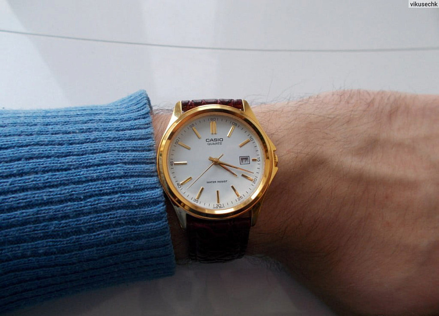 Часы Casio Collection MTP-1183Q-7ADF (MTP-1183Q-7A) — кварцевые, металл латунь