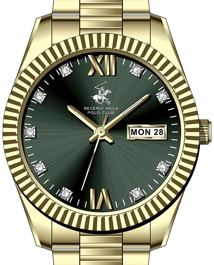 Часы Beverly Hills Polo Club BP3765C.170 — кварцевые, сталь металл