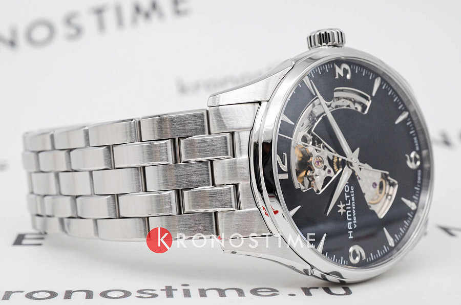 Часы Hamilton Jazzmaster Open Heart Auto H32705131 — сталь металл, Швейцария