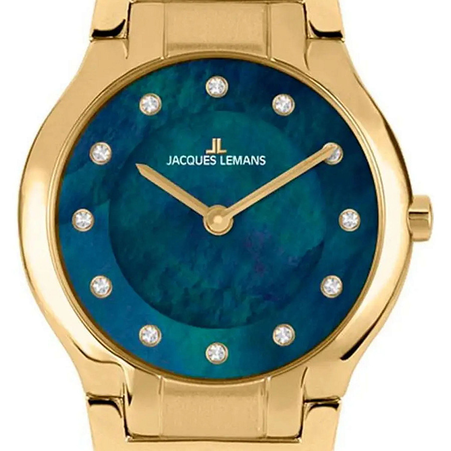 Часы Jacques Lemans Florence 1-2167E — кварцевые, металл сталь