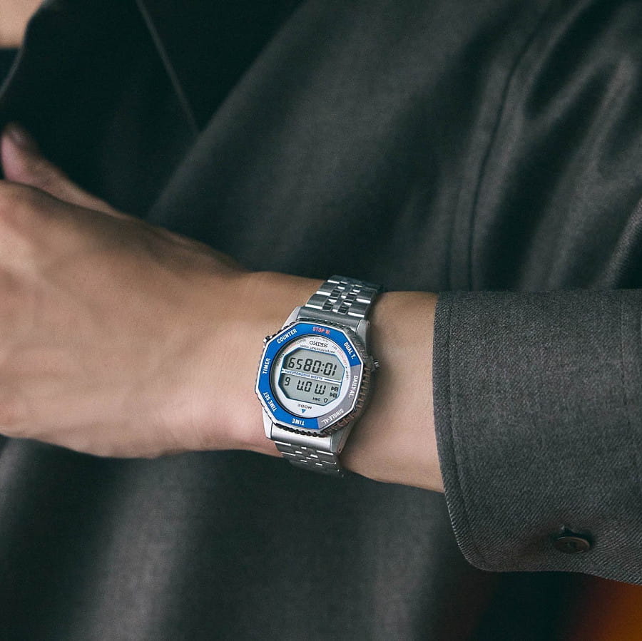 Часы Seiko Rotocall Digital SMGG21P1 — цветной, сталь металл