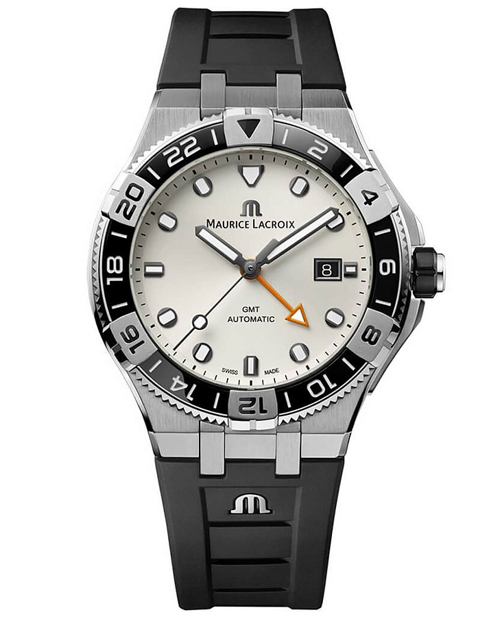 Часы Maurice Lacroix Aikon Venturer GMT AI6158-SS001-130-2 — мужские, белый