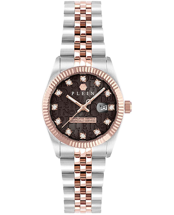 Часы Philipp Plein Date Superlative PWNFA0625 — женские, коричневый