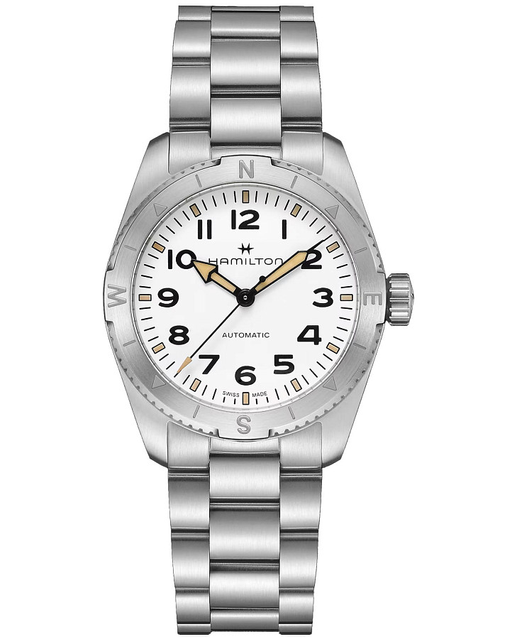 Часы Hamilton Khaki Field Expedition Auto H70225110 — мужские, белый