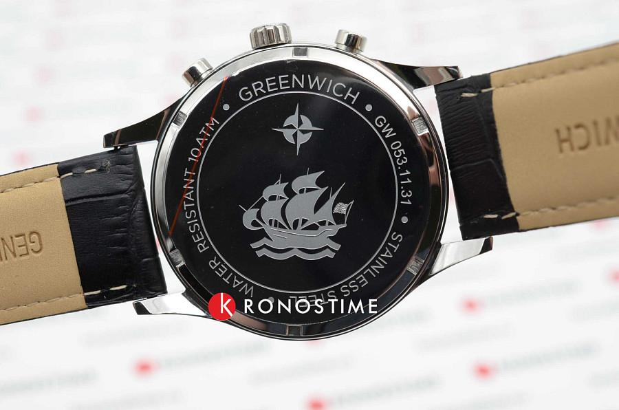 Часы Greenwich Navigator GW 053.11.31 — кожаный, мужские