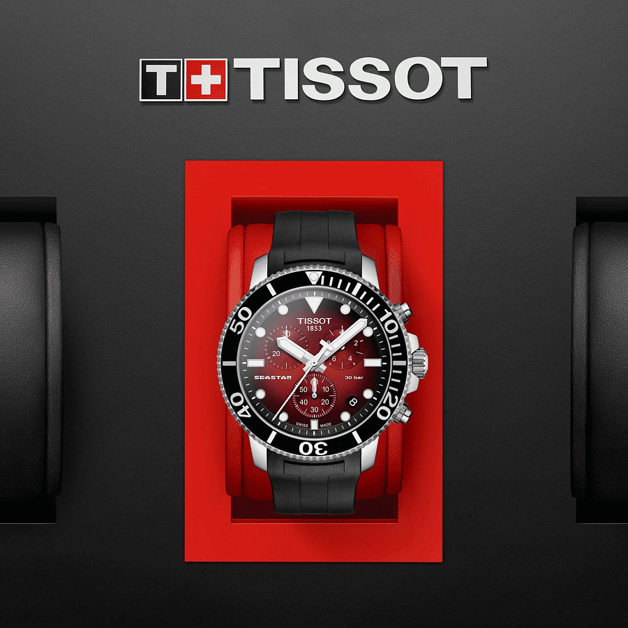 Часы Tissot Seastar 1000 Chronograph T120.417.17.421.00 — Швейцария, кварцевые