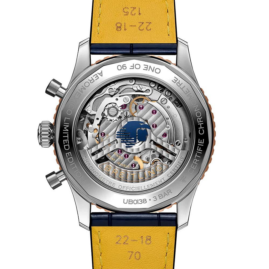 Часы Breitling Navitimer B01 Chronograph 43 UB01381A1C1P1 — кожаный, мужские